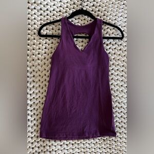 Beyond Yoga Purple Full-Length Tank Top | Sleeveless Activewear | Size XS